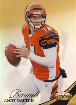 2012 Panini Certified - Mirror Gold #30 Andy Dalton Front