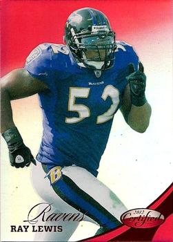 2012 Panini Certified - Mirror Red #23 Ray Lewis Front