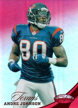 2012 Panini Certified - Mirror Red #37 Andre Johnson Front