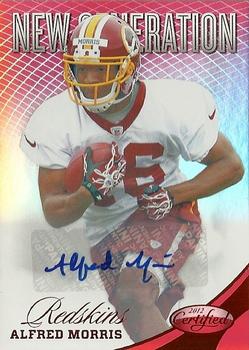 2012 Panini Certified - Mirror Red Signatures #251 Alfred Morris Front