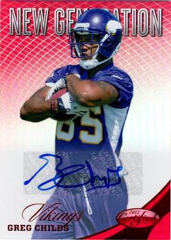 2012 Panini Certified - Mirror Red Signatures #273 Greg Childs Front