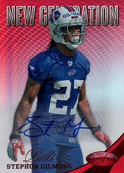2012 Panini Certified - Mirror Red Signatures #304 Stephon Gilmore Front