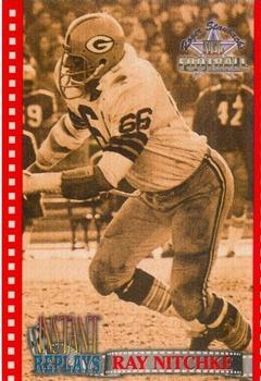 1994 Ted Williams Roger Staubach's NFL - Instant Replays Red #IR8 Ray Nitschke Front