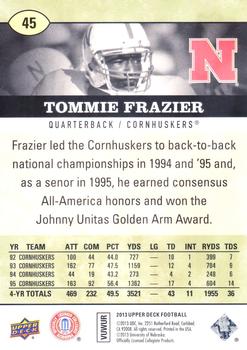2013 Upper Deck #45 Tommie Frazier Back