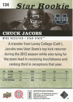 2013 Upper Deck #134 Chuck Jacobs Back