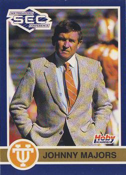1991 Hoby Stars of the SEC #412 Johnny Majors Front