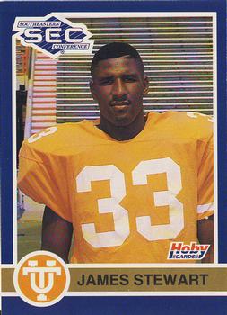 1991 Hoby Stars of the SEC #434 James Stewart Front