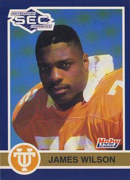 1991 Hoby Stars of the SEC #438 James Wilson Front