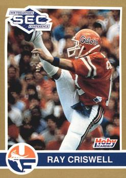 1991 Hoby Stars of the SEC #96 Ray Criswell Front