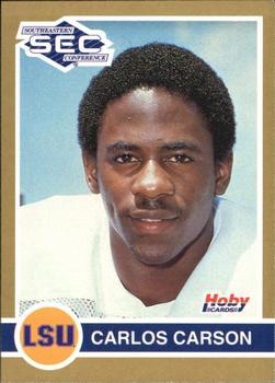 1991 Hoby Stars of the SEC #208 Carlos Carson Front