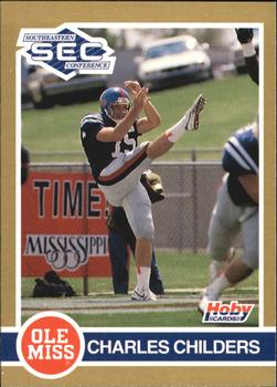 1991 Hoby Stars of the SEC #266 Charles Childers Front