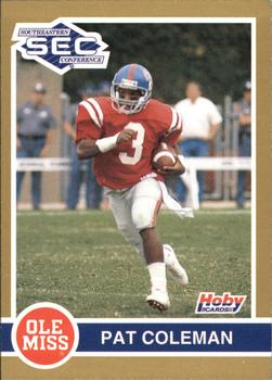 1991 Hoby Stars of the SEC #277 Pat Coleman Front