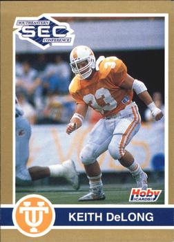 1991 Hoby Stars of the SEC #317 Keith DeLong Front
