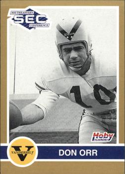 1991 Hoby Stars of the SEC #358 Don Orr Front