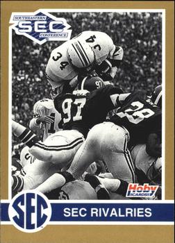 1991 Hoby Stars of the SEC #390 SEC Rivalries - The Iron Bowl Front