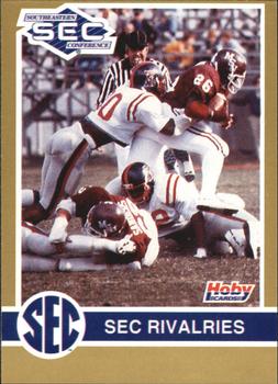 1991 Hoby Stars of the SEC #392 SEC Rivalries - The Egg Bowl Front