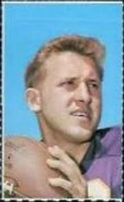 1969 Glendale Stamps #NNO Fran Tarkenton Front
