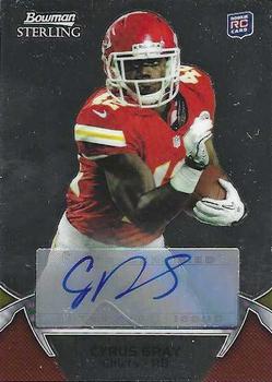 2012 Bowman Sterling - Autographs #67 Cyrus Gray Front