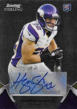 2012 Bowman Sterling - Autographs #104 Harrison Smith Front