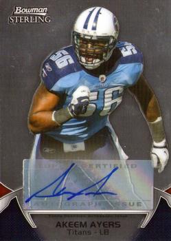 2012 Bowman Sterling - Autographs #120 Akeem Ayers Front