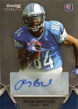 2012 Bowman Sterling - Autographs #8 Ryan Broyles Front