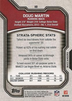 2012 Topps Strata (Retail) #18 Doug Martin Back