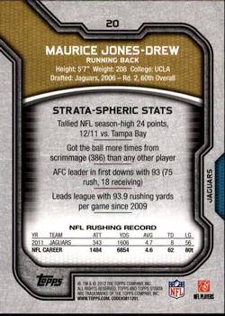 2012 Topps Strata (Retail) #20 Maurice Jones-Drew Back