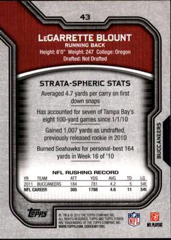 2012 Topps Strata (Retail) #43 LeGarrette Blount Back