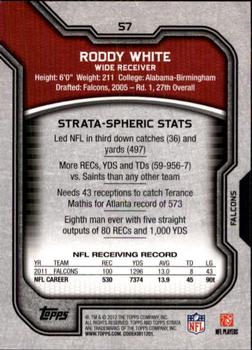 2012 Topps Strata (Retail) #57 Roddy White Back
