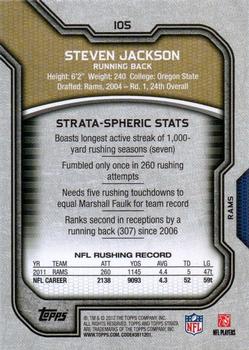 2012 Topps Strata (Retail) #105 Steven Jackson Back
