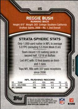 2012 Topps Strata (Retail) #115 Reggie Bush Back