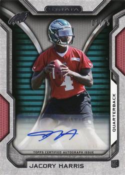 2012 Topps Strata (Hobby) - Rookie Autographs Red #RA-JH Jacory Harris Front
