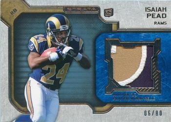 2012 Topps Strata (Hobby) - Rookie Relics Patch #RR-IP Isaiah Pead Front