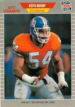 1989-90 Pro Set Super Bowl XXIV Binder #99 Keith Bishop Front