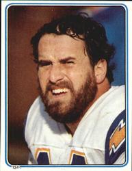 1983 Topps Stickers #134 Dan Fouts Front