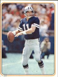 1983 Topps Stickers #220 Danny White Front