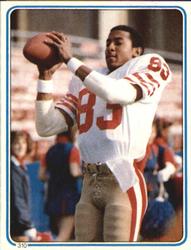 1983 Topps Stickers #310 Renaldo Nehemiah Front