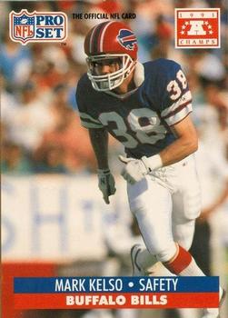 1991-92 Pro Set Super Bowl XXVI Binder #79 Mark Kelso Front