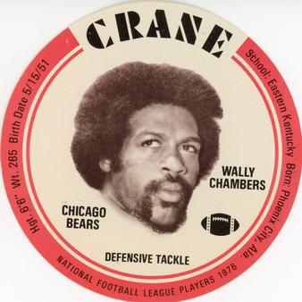 1976 Crane Discs #NNO Wally Chambers Front