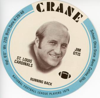 1976 Crane Discs #NNO Jim Otis Front
