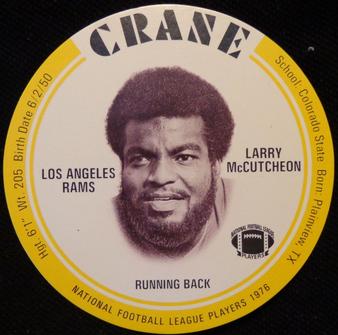 1976 Crane Discs #NNO Lawrence McCutcheon Front