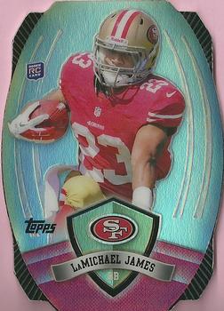 2012 Topps - Game Time Giveaway Die Cut #14 LaMichael James Front