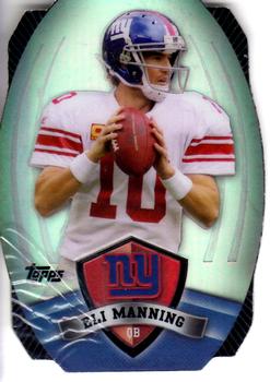 2012 Topps - Game Time Giveaway Die Cut #40 Eli Manning Front