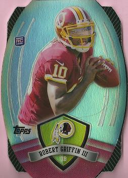 2012 Topps - Game Time Giveaway Die Cut #1 Robert Griffin III Front