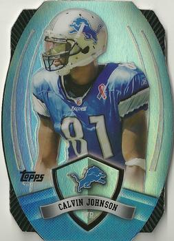 2012 Topps - Game Time Giveaway Die Cut #7 Calvin Johnson Front