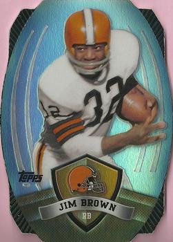 2012 Topps - Game Time Giveaway Die Cut #15 Jim Brown Front