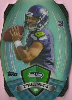 2012 Topps - Game Time Giveaway Die Cut #16 Russell Wilson Front