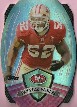 2012 Topps - Game Time Giveaway Die Cut #17 Patrick Willis Front