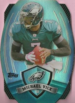 2012 Topps - Game Time Giveaway Die Cut #33 Michael Vick Front