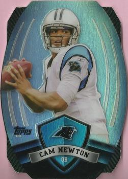 2012 Topps - Game Time Giveaway Die Cut #38 Cam Newton Front